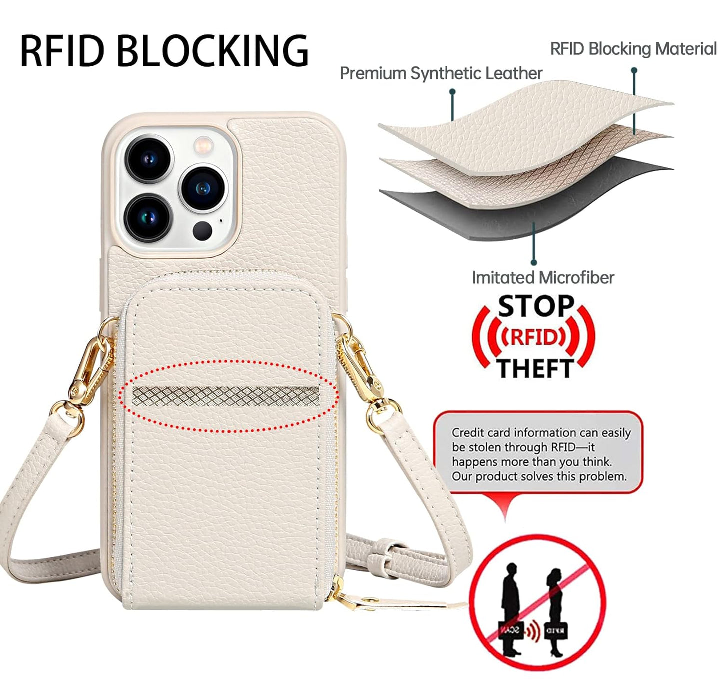 Multi Secure Leather Mag Cover