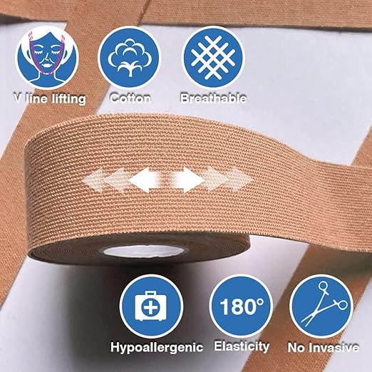 Youth Patch Kinesiology Tape – Lift, Firm & Glow - Pack of 2